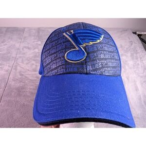 St Louis Blues Melonwear Blue Note Kids Club Baseball Cap Hat Blue Adjustable